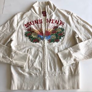 Lucky Brand Sunshine Zip Sweatshirt